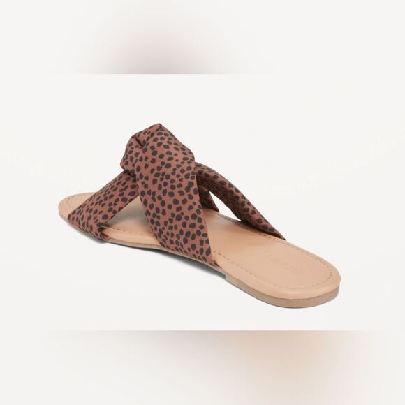 Old Navy faux-leather printed soft twist sandals  NWT * - Picture 4 of 4